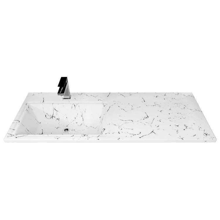 Раковина Stella Polar Мадлен SP-00001071 левая, 120 см, под белый мрамор