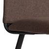 Стул Tetchair La Rousse 24788 коричневый, черный, рогожка фото 9