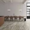 Керамогранит Ariostea Ultra Marmi UM6L157640 Daino Grigio Luc Shiny 150x75 фото 7