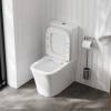 Унитаз-компакт Teymi Lori T40309 безободковый, с сиденьем микролифт, белый фото 5