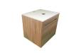 Тумба с раковиной Sintesi STL.W7015_00004151974 подвесная, белый, светло-коричневый фото 10