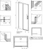 Душевая дверь в нишу Radaway Idea Black DWJ 100 L фото 7