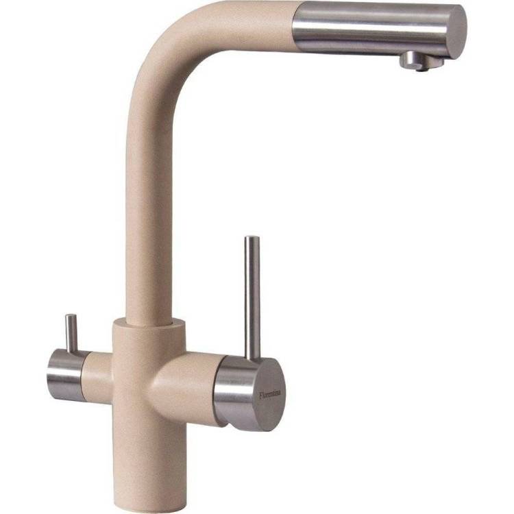 Смеситель для кухни Florentina Кристалл 333.32H.2123.202 FL шампань