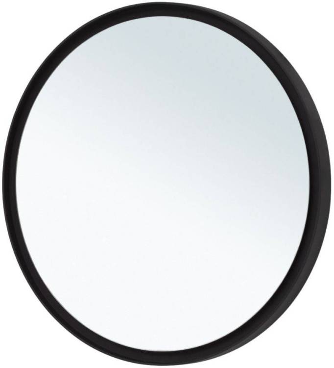 Зеркало Allen Brau Infinity 1.21022.BL с LED подсветкой, черное, 600x600x40