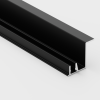 Теневой плинтус Ликорн С-12.2.3 Черный без подсветки 2500x20x18