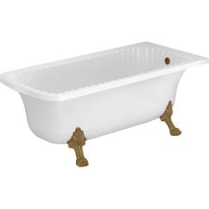 Ванна из искусственного камня Migliore Olivia 27000 174x80 бронза