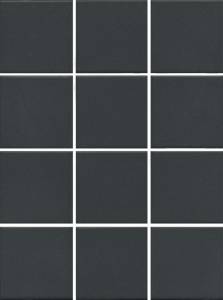 Керамогранит Kerama Marazzi Агуста 1333 черный (из 12 частей) 9.8x9.8