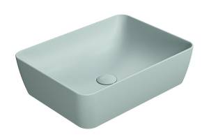 Раковина GSI Nubes 903715 голубой матовый, 50x38