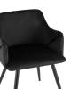 Набор из 2 стульев Stool Group Монарх New DC-1502 HLR-66 X2 черный фото 7