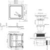 Поддон для душа Wasserkraft Amper 29T02 80x80 см фото 4