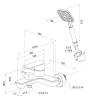 Смеситель для ванны Milardo Maze MAZBL00M02 черный матовый фото 4