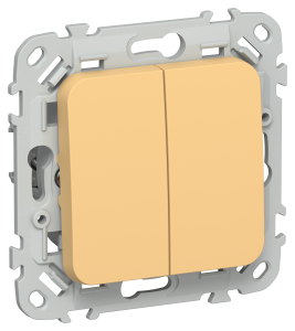 Выключатель жалюзи IEK Flite FI-V15-0-10-1-K90 золотарник