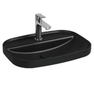 Раковина Isvea Infinity 10NF50055SV-2N 55 см, черная матовая