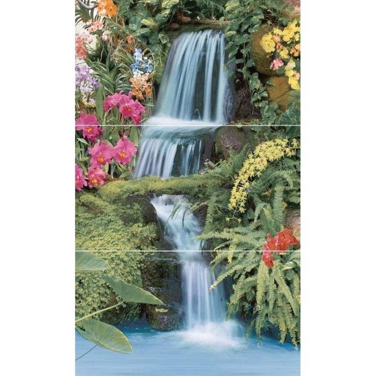 Панно Ceradim Cascade КПН16Cascade Dec Panno (к-т 3 шт) 45x75