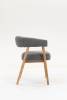 Стул Stool Group Zubo DM4729-1 OTE-Q-456 D.GREY темно-серый, с деревянными ножками фото 4