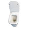 Унитаз-моноблок Comforty CF3C6328P, горизонтальный выпуск, сиденье микролифт, тонкое, белый глянец фото 5