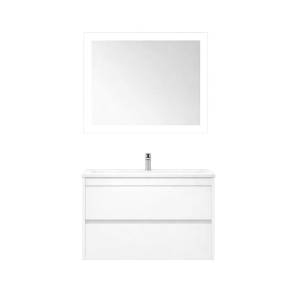 Мебель для ванной Art&Max Family 90, подвесная, Bianco Lucido