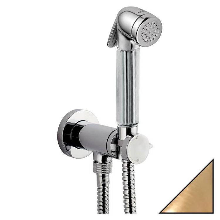 Гигиенический душ Bossini Nikita Mixer Set E37008B со смесителем, с внутренней частью, бронза