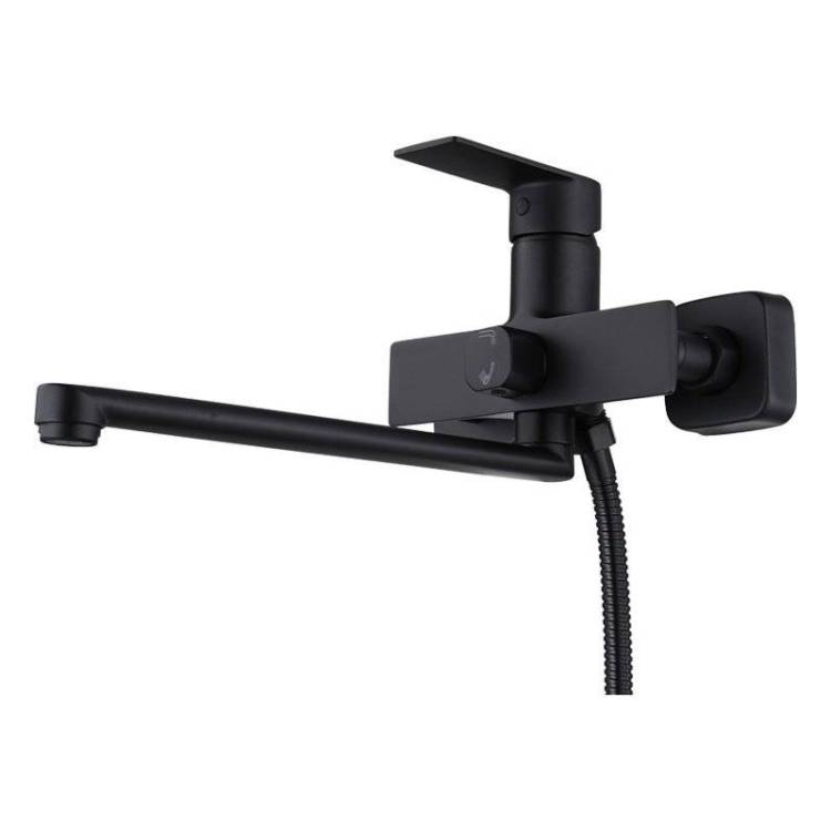 Смеситель для ванны Osgard Fendi Black 68223 черный матовый