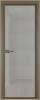 Межкомнатная дверь Profil Doors 1 AV цвет профиля Шампань, стекло безопасное 6 мм рэте 600x2000