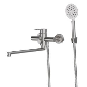 Смеситель для ванны с душем Agger Zest A0721133 никель