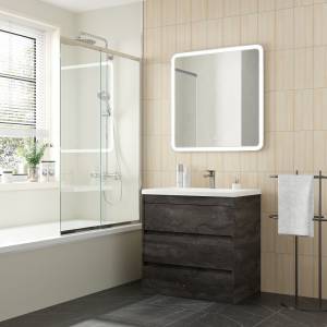 Тумба под раковину Art&Max Family-M FAMILY-M-750-3C-PIA-IS Iron stone, 73.7x48x80