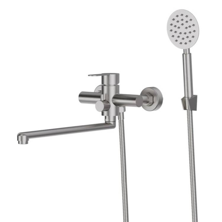 Смеситель для ванны с душем Agger Zest A0721133 никель