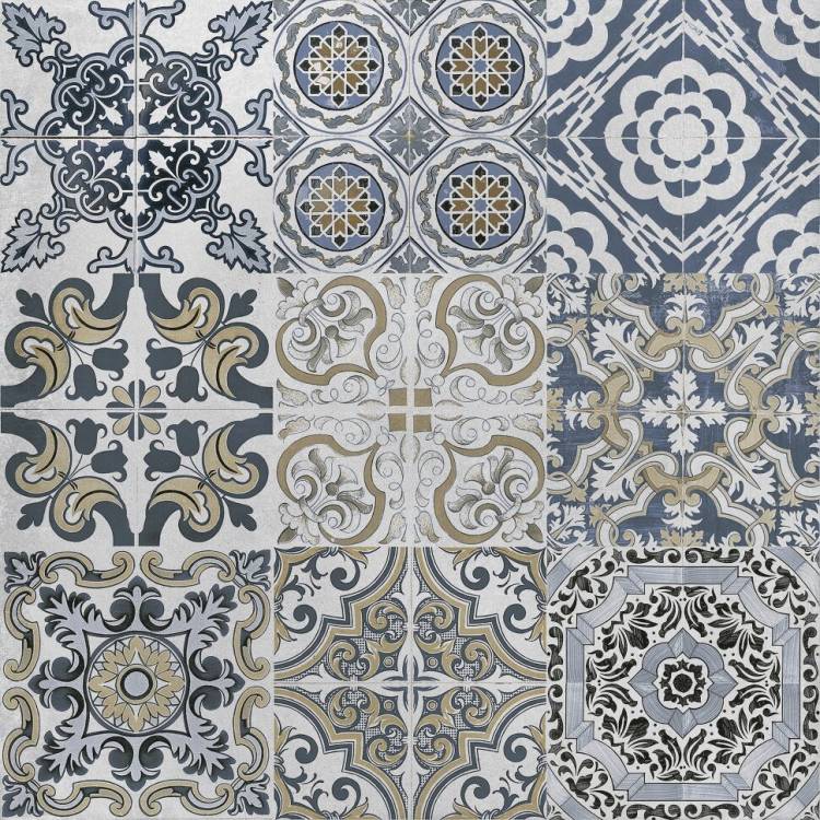 Керамогранит Emotion Ceramics Energy Decor Blanco rect 60x60