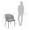 Стул Bradex Home Milan FR 0514, бирюзовый фото 8