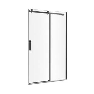 Душевая дверь в нишу Good Door Galaxy WTW-130-C-B профиль черный