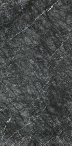 Керамогранит Ariostea Ultra Marmi UM6L157677 Grigio Carnico Lucidato Shiny 6mm 150x75