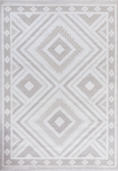 Ковер Nelly 07672A CREAM/M.GREY 0.8x1.5