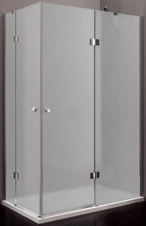 Душевой уголок Cezares VERONA-W-AH-2-120/100-P-Cr-R профиль хром, стекло матовое, 120x100x195