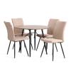 Стул Tetchair Monte Carlo 24611 бежевый, черный фото 10