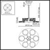 Подвесная светодиодная люстра Odeon Light Exclusive Rivera 5451/99LA фото 2