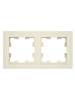 Рамка 2-постовая IEK Brite BR-M22-K10 бежевый фото 4