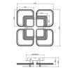 Потолочная светодиодная люстра Escada Plain 10255/8LED фото 2