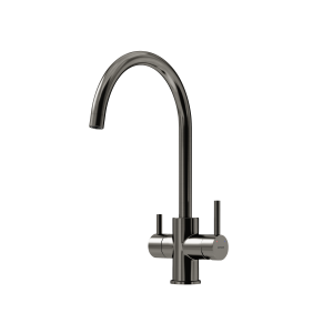 Смеситель для кухни Sancos Taper SC4012GG с возможностью подключения фильтра для воды, вороненая сталь