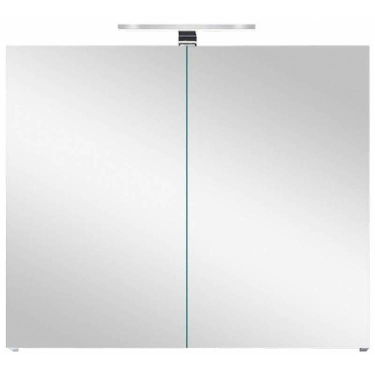 Зеркало-шкаф Orans 4023800W с LED подсветкой, белый глянец, 80x57x14