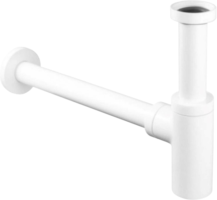 Сифон для раковины SantiLine SL-119 белый матовый