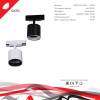 Трековый светильник Reluce Technical 53022-9.3-001IL GX53 BK фото 2