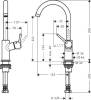 Смеситель для раковины Hansgrohe Talis 32082000 фото 6