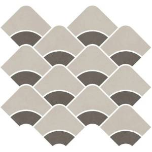 Декор Kerama Marazzi Таделакт KMD2HID008BR Наборный Бежевый Светлый, Коричневый Матовый Обрезной 28x30