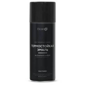 Эмаль термостойкая Elcon Max Therm антрацит до 600С 520 мл
