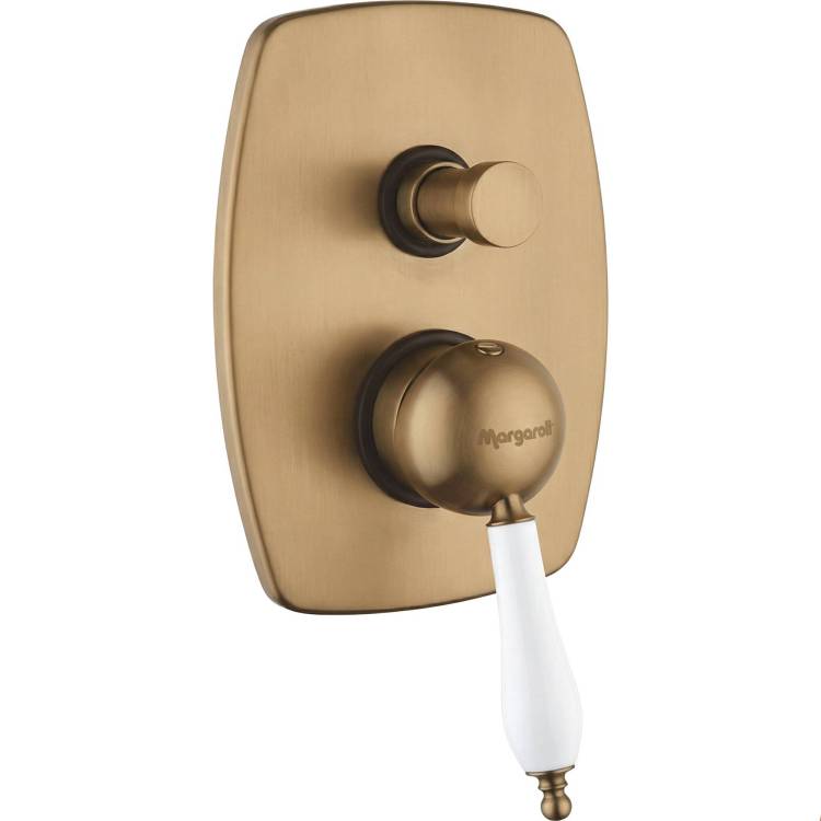 Смеситель для ванны Margaroli Classica RU1008AA01BR с внутренней частью