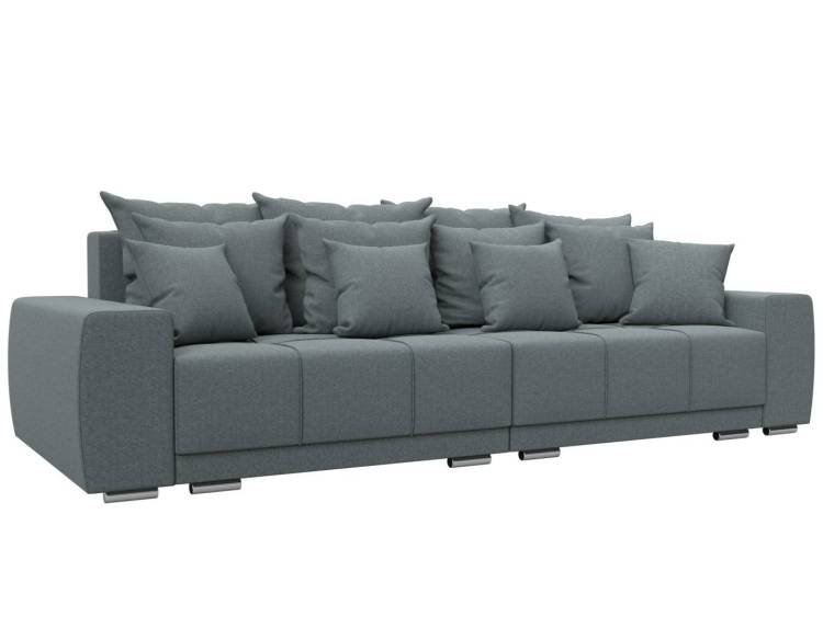 Прямой диван Лига Диванов Лига-028 125943 амур серый