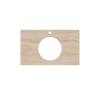 Столешница Kerama Marazzi Plaza PL5.SG560400R\80 для накладных раковин Риальто 80, песочное