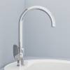 Смеситель для кухни Avrora Glade AV3021 с высоким поворотным изливом, хром фото 3