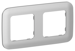 Рамка 2-постовая IEK Flite FI-M22-31-20-K47 алюминий