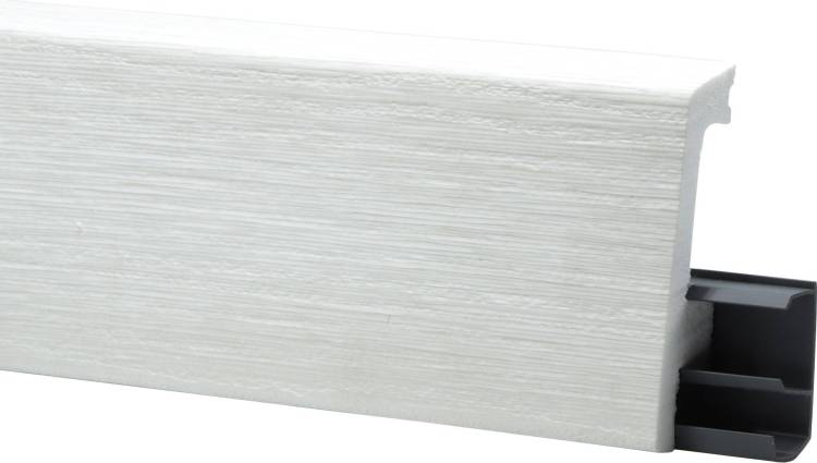 Плинтус Winart Quadro PRO Дуб пепельный 2000x80x20